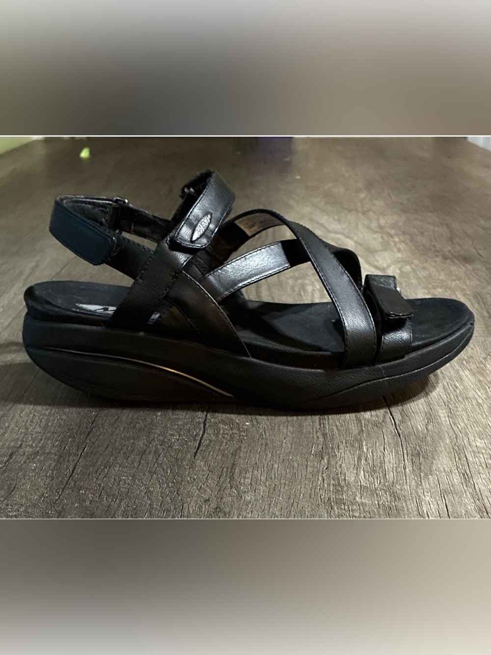 MBT Kiburi Black Dress Sandals